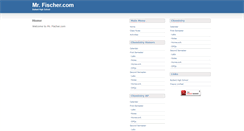 Desktop Screenshot of mrfischer.com